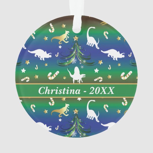 Arbre de Noël Dinosaur (dos)