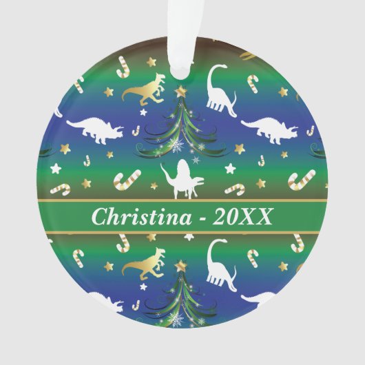Arbre de Noël Dinosaur (devant)