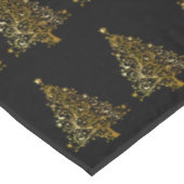 Arbre de Noël d'or - petite nappe (Angle)
