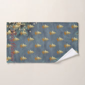 Arbre de Noël doré Vacances de Noël, Branche (Serviette à main)