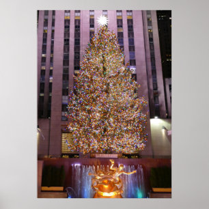 Arbre de Noël du Rockefeller Plaza - affiche