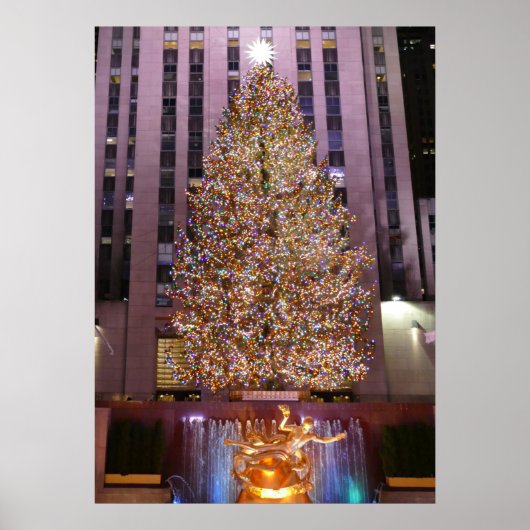 Arbre de Noël du Rockefeller Plaza - affiche (Devant)