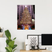 Arbre de Noël du Rockefeller Plaza - affiche (Bureau à domicile)