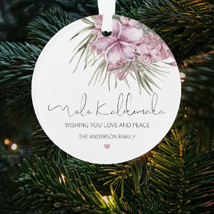 Arbre de Noël élégant photo Mele Kalikimaka