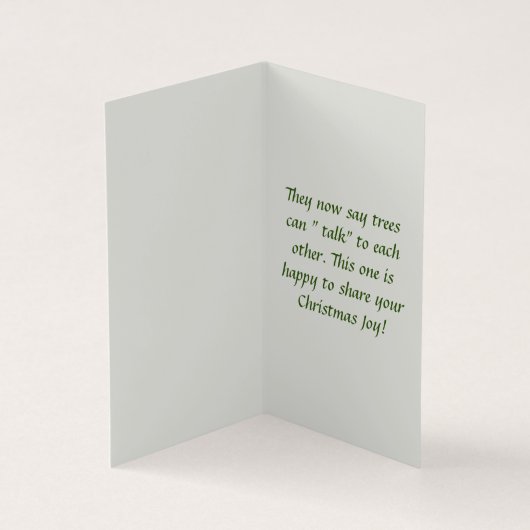 Arbre de Noël en aquarelle de style ancien à Snow  (Inside)