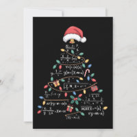 Arbre de Noël Equations Mathématiques Xmas Vacance