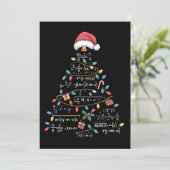 Arbre de Noël Equations Mathématiques Xmas Vacance (Debout devant)