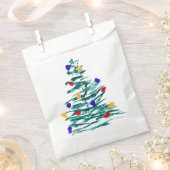 Arbre de Noël et ampoules Favoriser les sacs (Coupé)