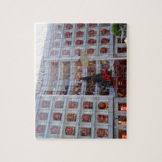 Arbre de Noël et couronnes de Macy Puzzle (Vertical)