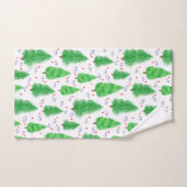 Arbre de Noël et serviette à main pour oiseaux (Serviette à main)