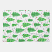 Arbre de Noël et serviette de cuisine pour oiseaux (Horizontal)