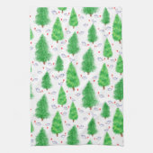 Arbre de Noël et serviette de cuisine pour oiseaux (Vertical)