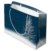 Arbre de Noël étoilé et gros sac cadeau Bunny (Dos Angle)