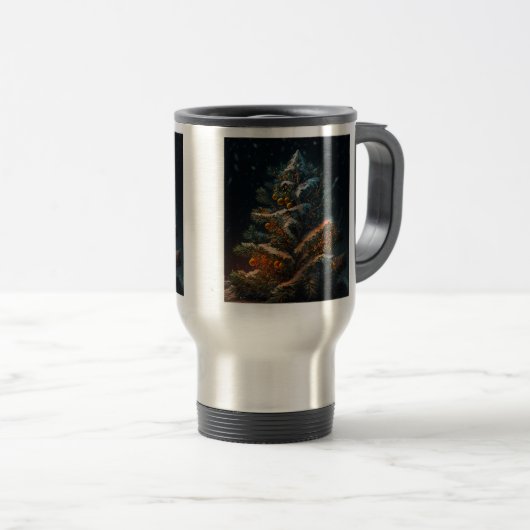 Arbre de Noël extérieur Voyage / Mug de navette, 1 (Devant droit)