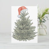 Arbre de Noël Faire-part de mariage (Debout devant)