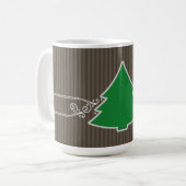 Arbre de Noël fantaisie Mug (Devant gauche)