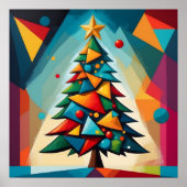 Arbre de Noël géométrique Art Déco Multiple Triang (Devant)