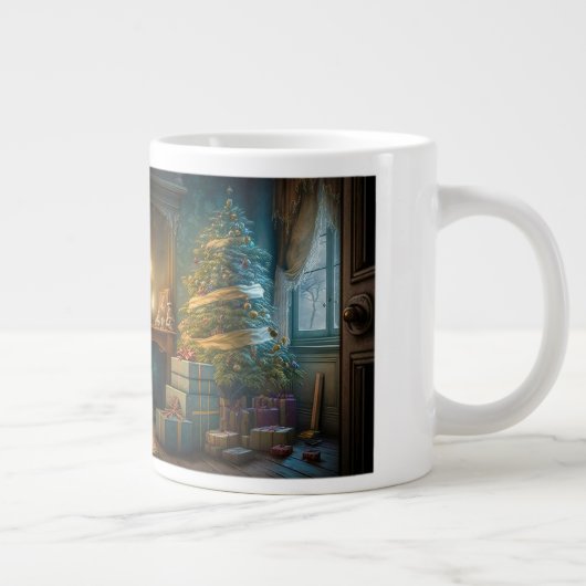 Arbre de Noël intérieur Jumbo Mug (Droite)