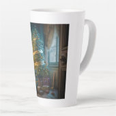 Arbre de Noël intérieur latte Mug (Angle droit)