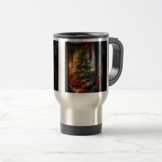 Arbre de Noël intérieur Voyage / Mug de navette, 1 (Devant droit)
