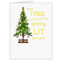 Arbre de Noël ivre pas la seule chose brillante