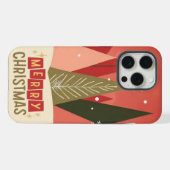 Arbre de Noël joyeux rétro/vintage (Verso Horizontal)