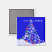 Arbre de Noël - Magnet (Recto/Verso)