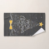 Arbre de Noël magnifique (Serviette à main)