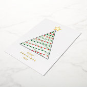 Arbre de Noël minimal Vacances photo simples (Rotation)