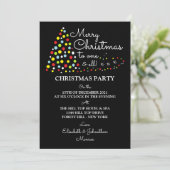 Arbre de Noël moderne, Invitation à la fête de Noë (Debout devant)