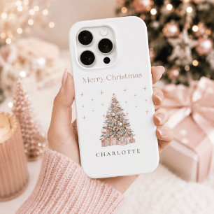 Arbre de Noël Moderne Rose Pâle Personnalisé pour