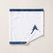 Arbre de Noël Moody | Classy Dark Navy Bleu (Gant de toilette)