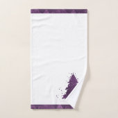 Arbre de Noël Moody | Plum foncé pourpre éclat (Serviette à main)