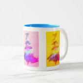 Arbre de Noël Mug Baby Blue Intérieur (Devant droit)