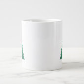 Arbre de Noël Mug de café géant (Devant)