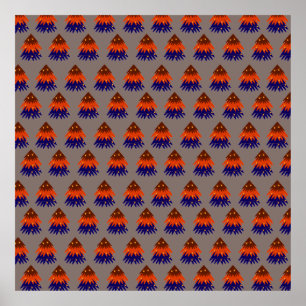 Arbre de Noël multicolore - Poster