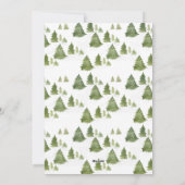 Arbre de Noël Nouvelle maison Faire-part mobile (Dos)