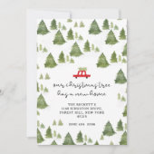 Arbre de Noël Nouvelle maison Faire-part mobile (Devant)