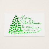 Arbre de Noël Ombré, Lettre pour Père Noël (Devant)