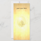Arbre de Noël Or carte rack de publicité (Dos)