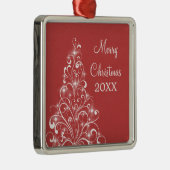 Arbre de Noël, Ornement de luxe, Rouge (Droite)