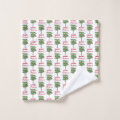 Arbre de Noël Palmier Tropical Fêtes (Gant de toilette)
