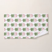 Arbre de Noël Palmier Tropical Fêtes (Serviette à main)