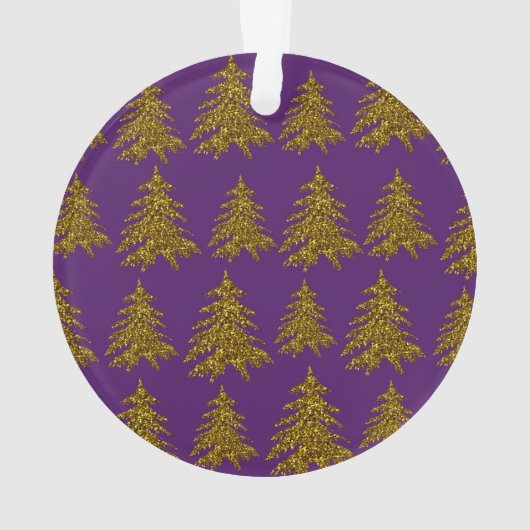 Arbre de Noël parties scintillant or sur arrière - (dos)