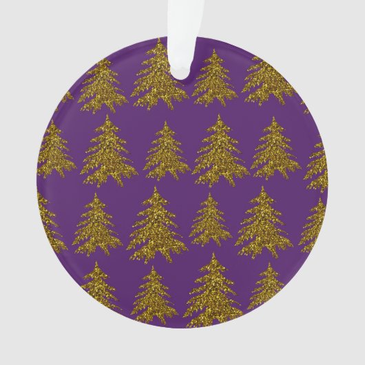 Arbre de Noël parties scintillant or sur arrière - (devant)