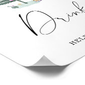 Arbre de Noël - Poster des boissons (Coin)