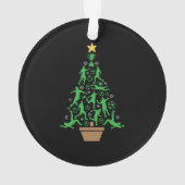 Arbre de Noël pour hommes de football (dos)