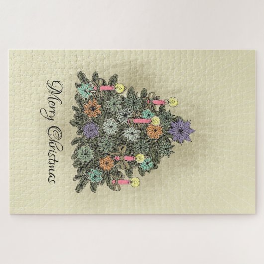 Arbre de Noël - Puzzle (Horizontal)