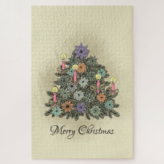 Arbre de Noël - Puzzle (Vertical)