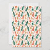 Arbre de Noël Rétro Carte photo familial (Dos)